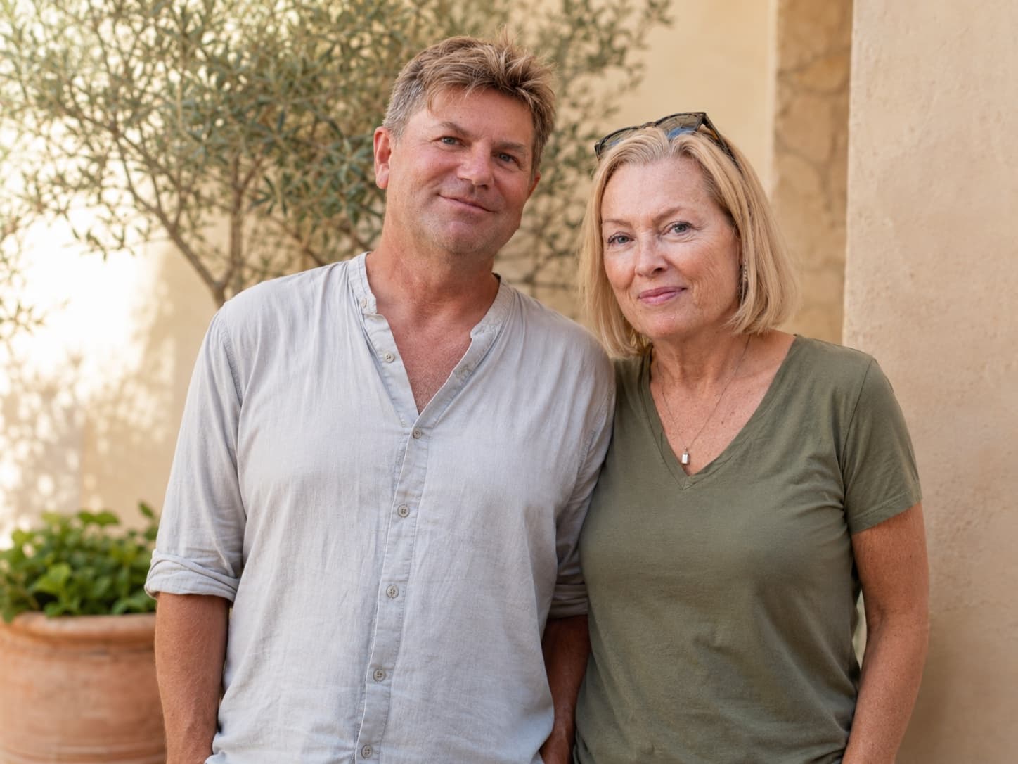 Robbie and Ellie Broughton of Olivo Villas